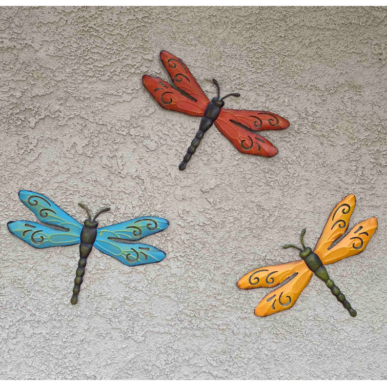 August Grove® Chele Metal Insects Wall Decor Wayfair Canada